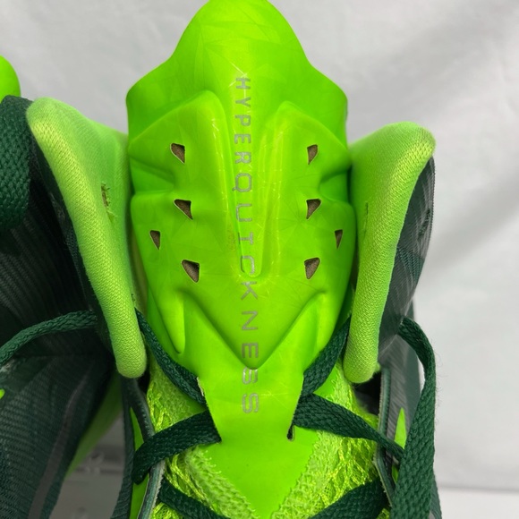 Size 15 - Nike Lunar Hyperquickness TB Green Basketball Shoes 652775-303 - Picture 7 of 14